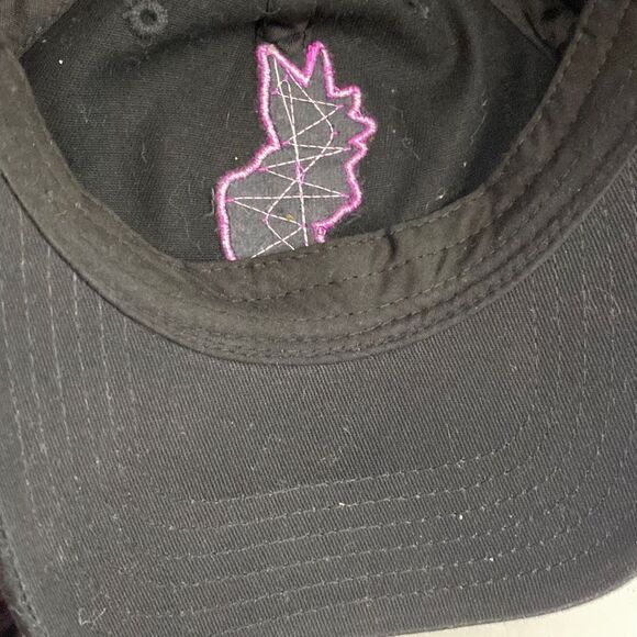 Rick & Morty Men's 5 Panel Adult Swim Adjustable Buckle Strap Black Cap OS - Picture 7 of 7